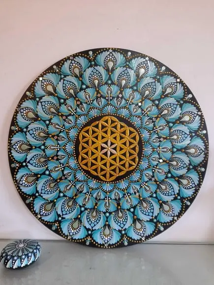Mandala Flor da Vida 40cm
