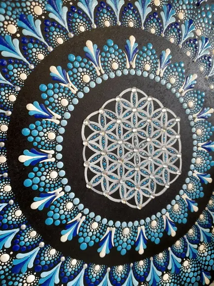 Mandala Flor Da Vida 35cm