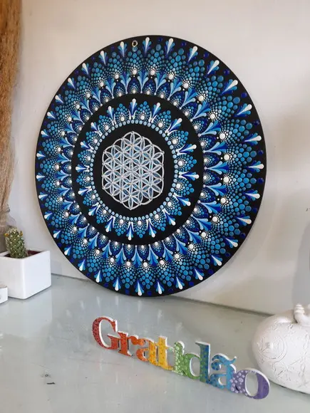 Mandala Flor Da Vida 35cm