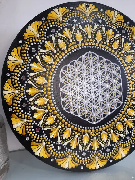 Mandala Flor Da Vida 35cm