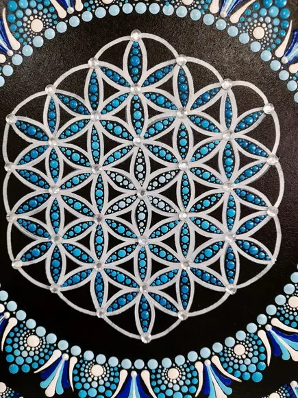 Mandala Flor da Vida 40cm