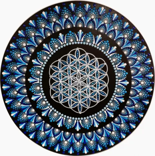 Mandala Flor da Vida 40cm
