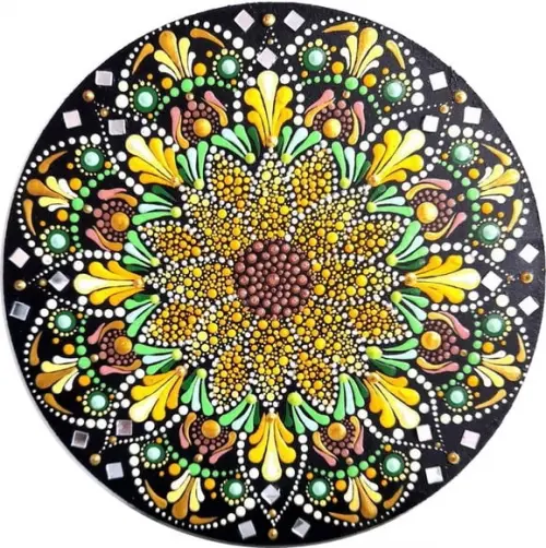 Mandala Girassol 20cm