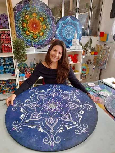 Mandala Galáxia 80cm