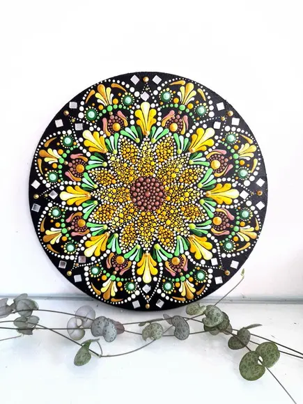 Mandala Girassol 20cm