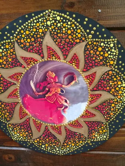 Mandala Iansã 30cm