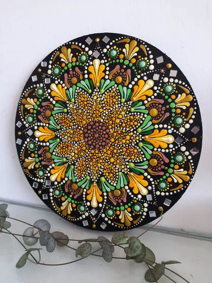 Mandala Girassol 20cm