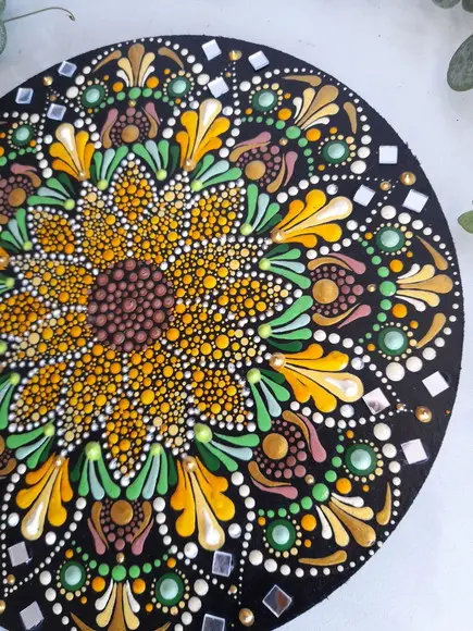 Mandala Girassol 20cm