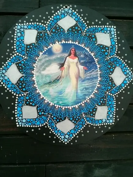 Mandala Iemanjá 30cm