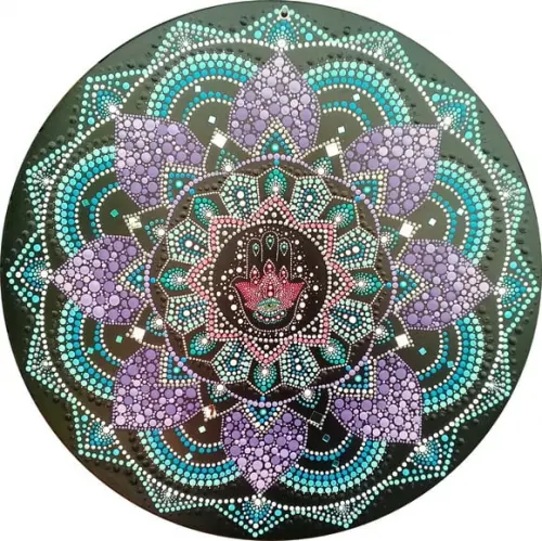 Mandala Mão de Fátima 50cm