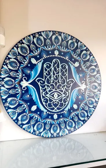Mandala Mão de Fátima 60cm