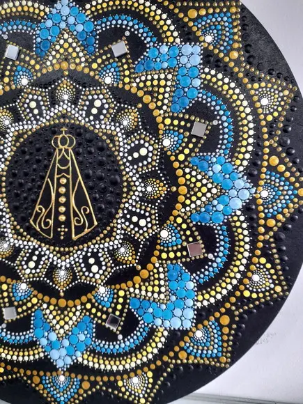 Mandala Nossa Senhora De Aparecida 40cm