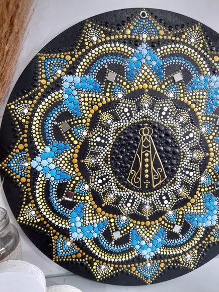 Mandala Nossa Senhora De Aparecida 40cm