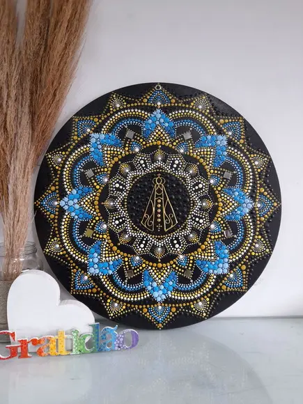 Mandala Nossa Senhora De Aparecida 40cm