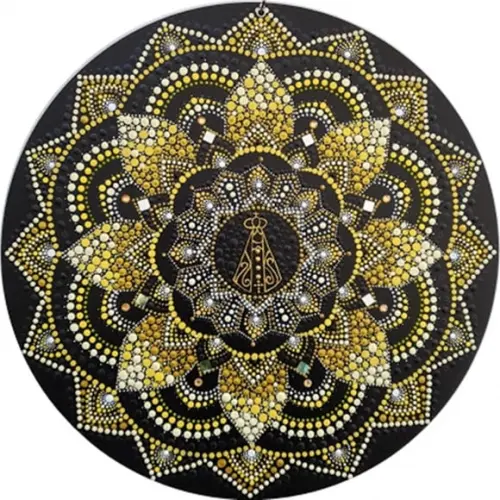 Mandala Nossa Senhora de Aparecida 50cm
