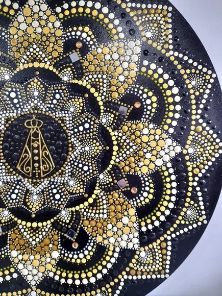 Mandala Nossa Senhora de Aparecida 50cm