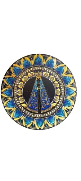 Mandala Nossa Senhora de Aparecida 60cm