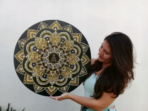 Mandala Nossa Senhora de Aparecida 50cm