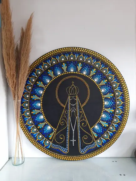 Mandala Nossa Senhora de Aparecida 60cm