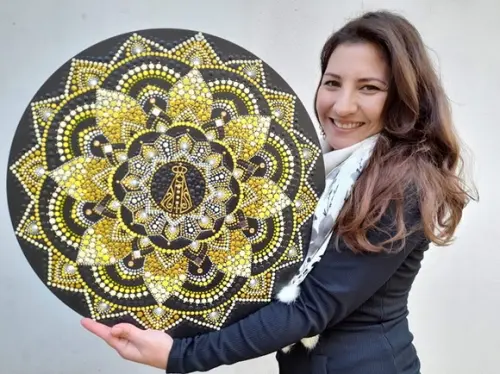 Mandala Nossa Senhora de Aparecida 60cm