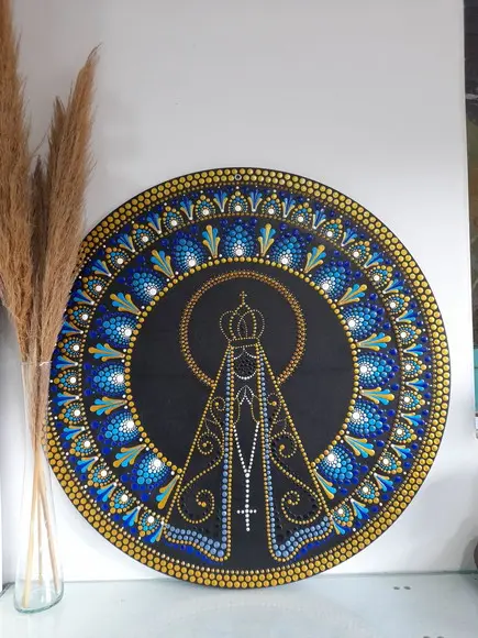Mandala Nossa Senhora de Aparecida 60cm