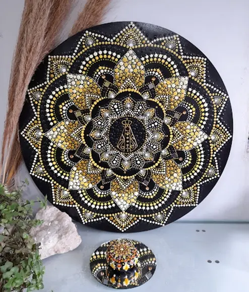 Mandala Nossa Senhora de Aparecida 60cm
