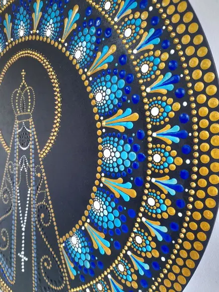 Mandala Nossa Senhora de Aparecida 60cm