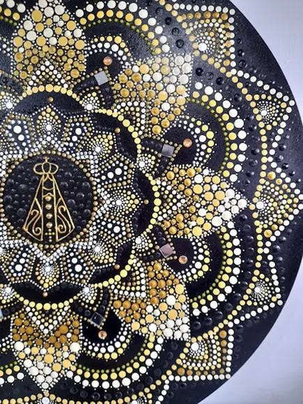 Mandala Nossa Senhora de Aparecida 60cm