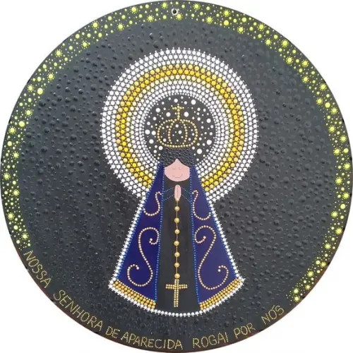 Mandala Nossa Senhora de Aparecida 60cm
