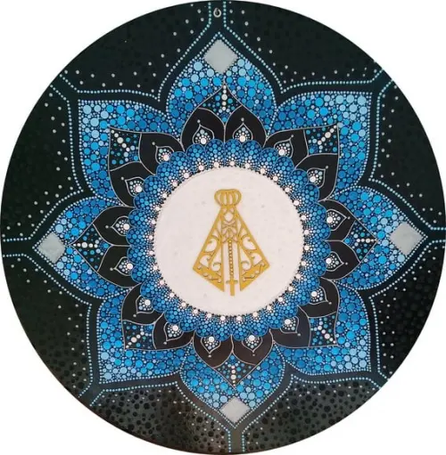 Mandala Nossa Senhora De Aparecida 60cm