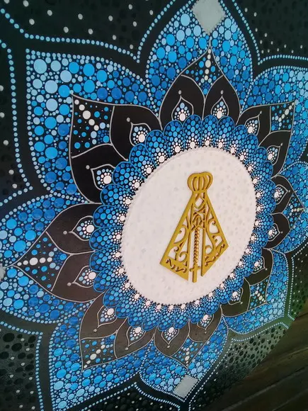 Mandala Nossa Senhora De Aparecida 60cm