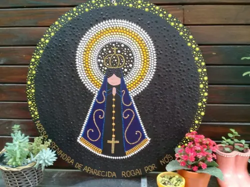 Mandala Nossa Senhora de Aparecida 60cm