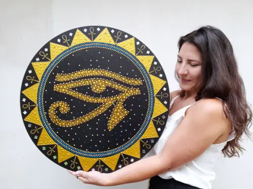 Mandala Olho de Hórus 60 cm