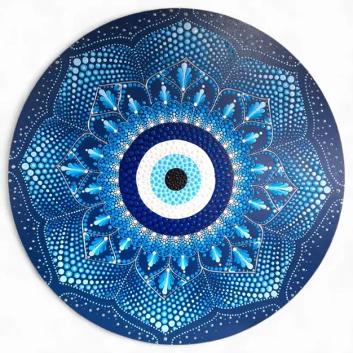 Mandala Olho Grego 60 cm em mdf