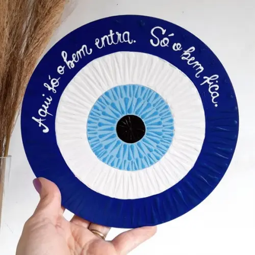 Mandala Olho Grego 20cm