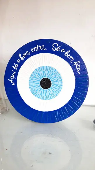 Mandala Olho Grego 20cm