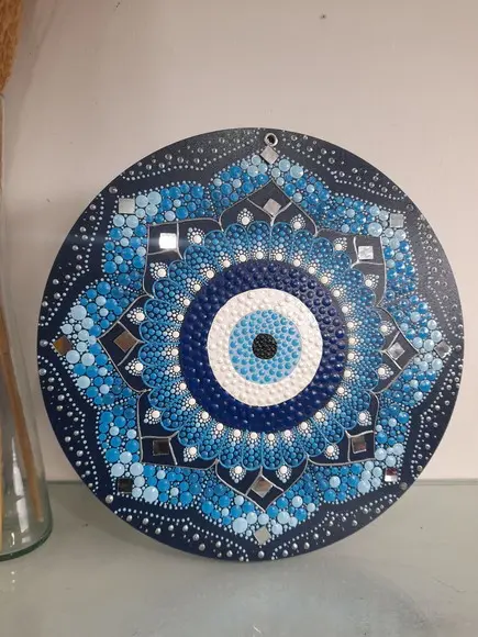 Mandala Olho Grego 30cm