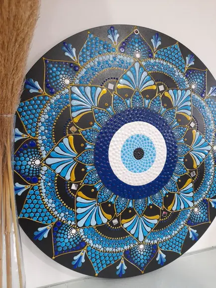 Mandala Olho Grego 50 cm