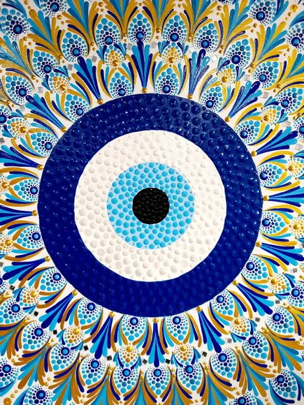 Mandala Olho Grego 50 cm
