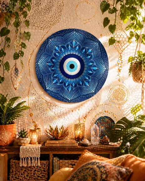 Mandala Olho Grego 50 cm