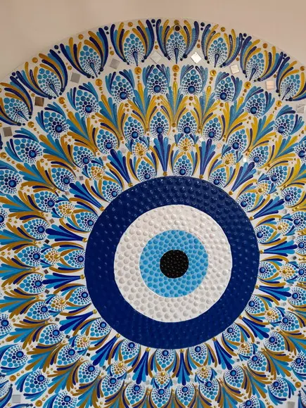 Mandala Olho Grego 60 cm