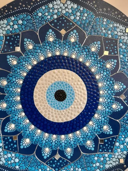 Mandala Olho Grego 60 cm