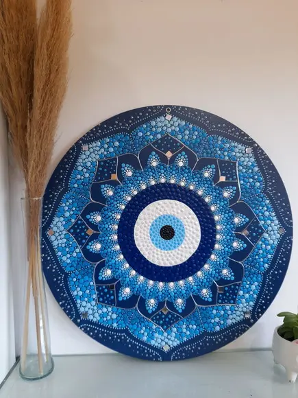 Mandala Olho Grego 60 cm