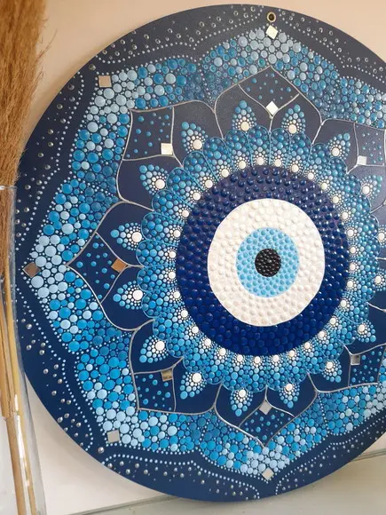 Mandala Olho Grego 60 cm