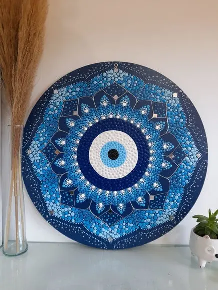 Mandala Olho Grego 60 cm