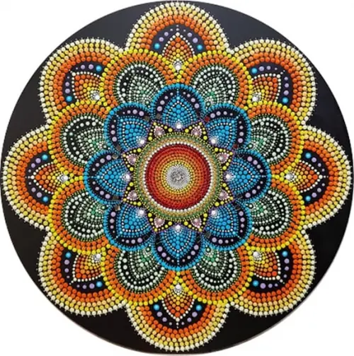 Mandala Personalizada 80cm Luz e Energia