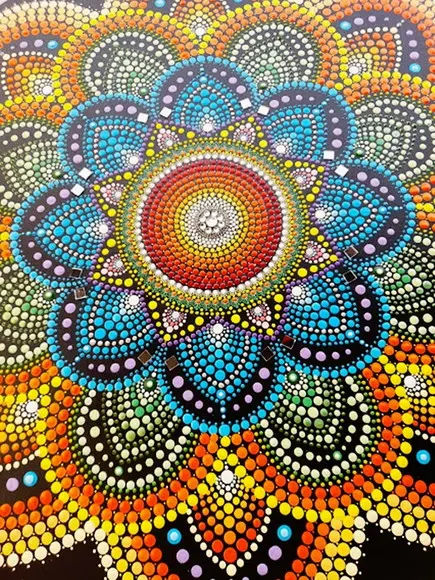 Mandala Personalizada 80cm Luz e Energia