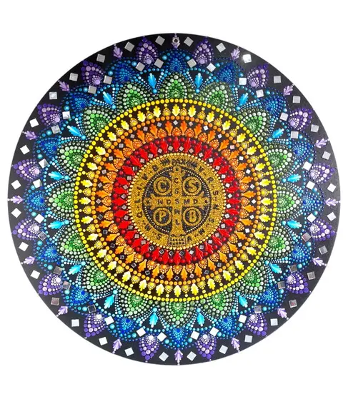 Mandala São Bento 50 cm