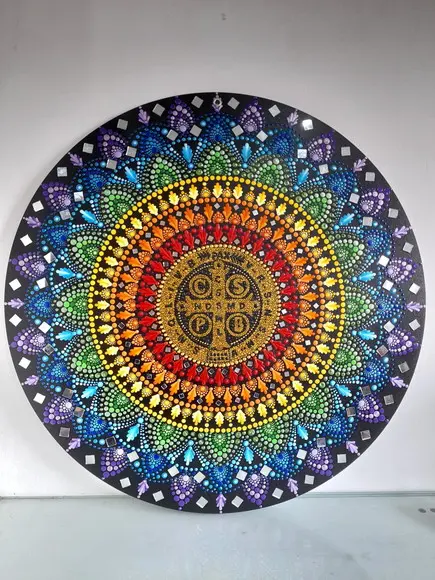 Mandala São Bento 50 cm