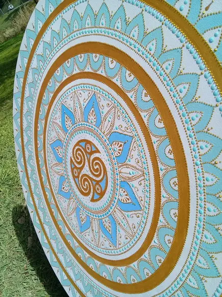 Mandala Triskle 60cm de Diâmetro